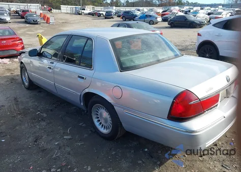 2002 Mercury Grand Marquis Ls from USA, damaged, VIN 2MEFM75W52X617675